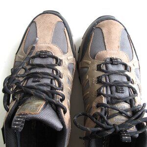 Skechers Mens'Outdoor Sneakers shoe's Tan Gray Memory Foam 66275 Hiking